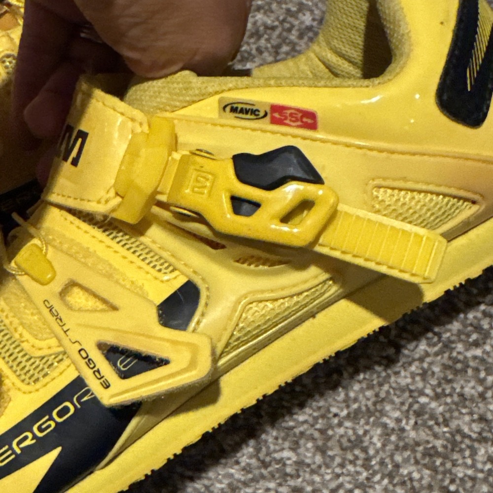 Mavic Podium SS13 Yellow Cycling Size 9 - Picture 7 of 13